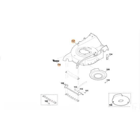 Stihl   Obudowa 6375 700 8500